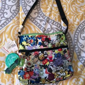 DISNEY Vinylmation Print Crossbody Bag